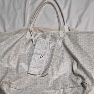 Goyard  Totes Bag Elegant White Designer Tote Bag